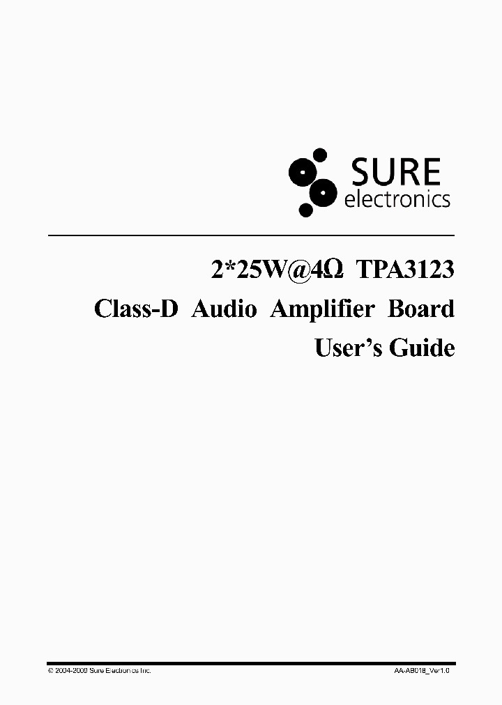 TPA3123_9117338.PDF Datasheet
