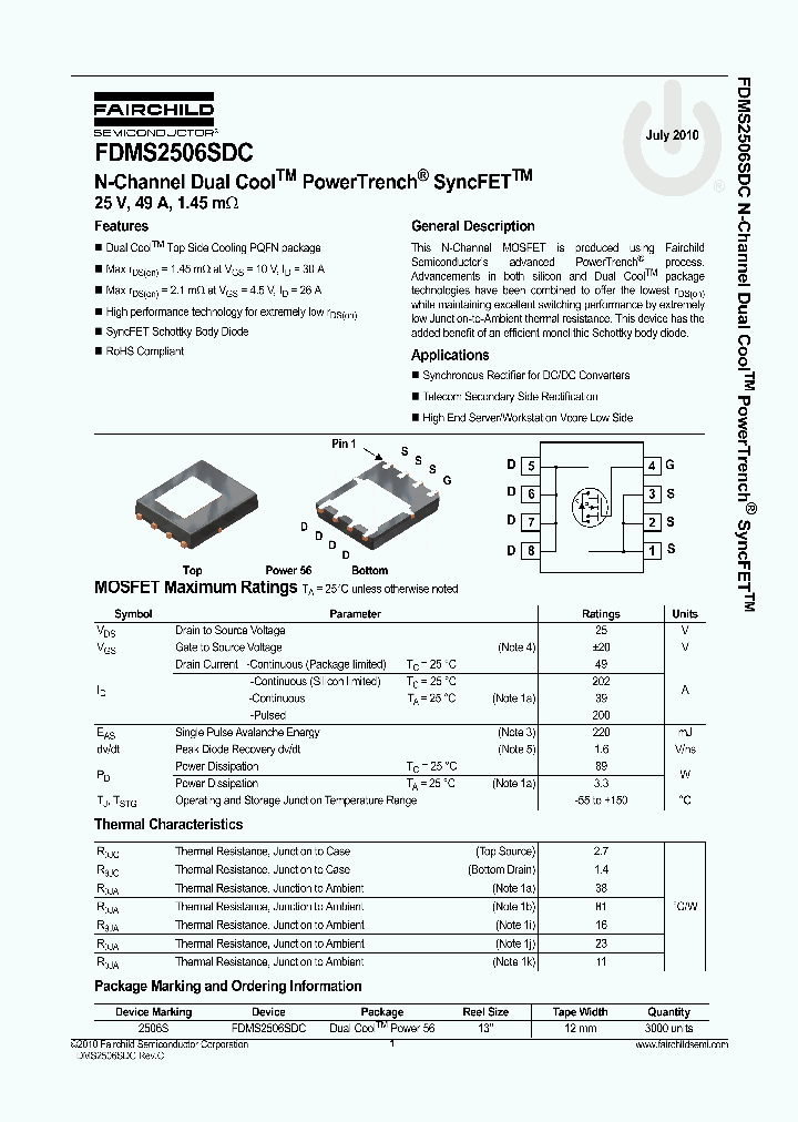 FDMS2506SDC_9117481.PDF Datasheet