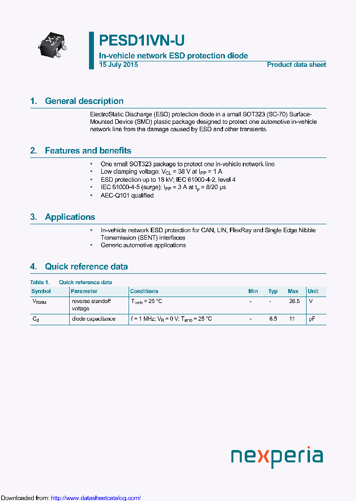 PESD1IVN-U_9117553.PDF Datasheet