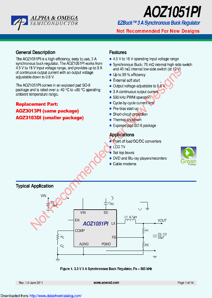 AOZ1051PI_9118258.PDF Datasheet