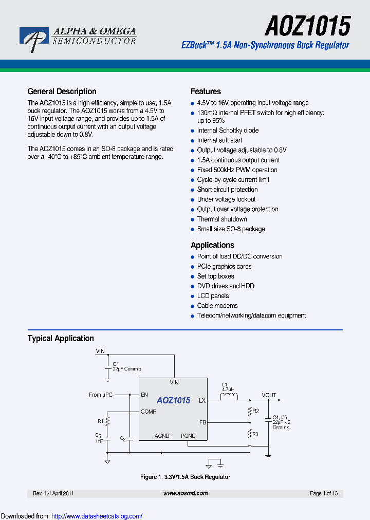 AOZ1015AI_9118242.PDF Datasheet