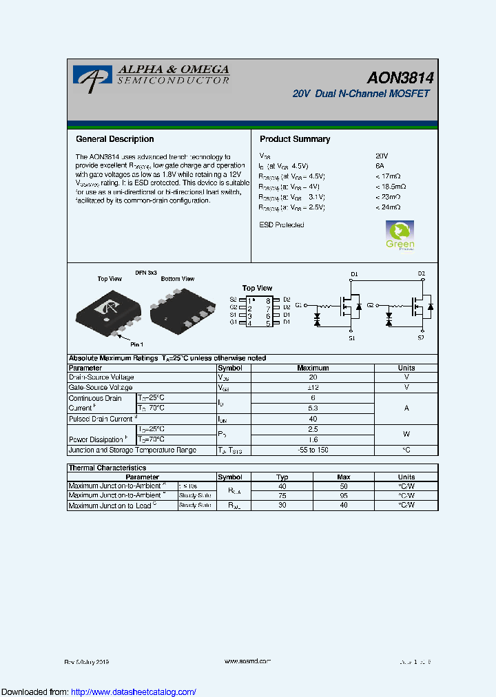 AON3814_9118837.PDF Datasheet