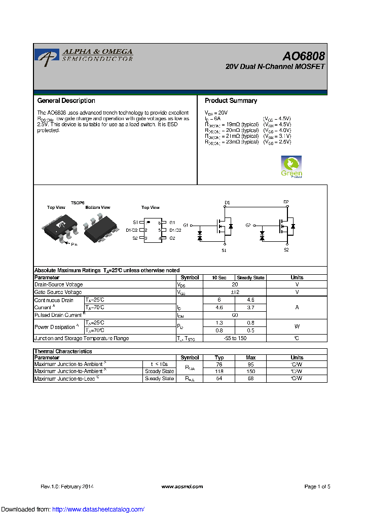 AO6808_9119667.PDF Datasheet