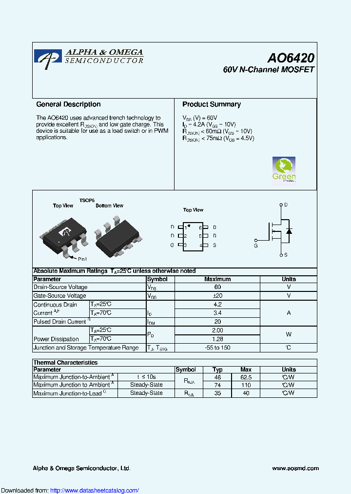 AO6420_9119658.PDF Datasheet