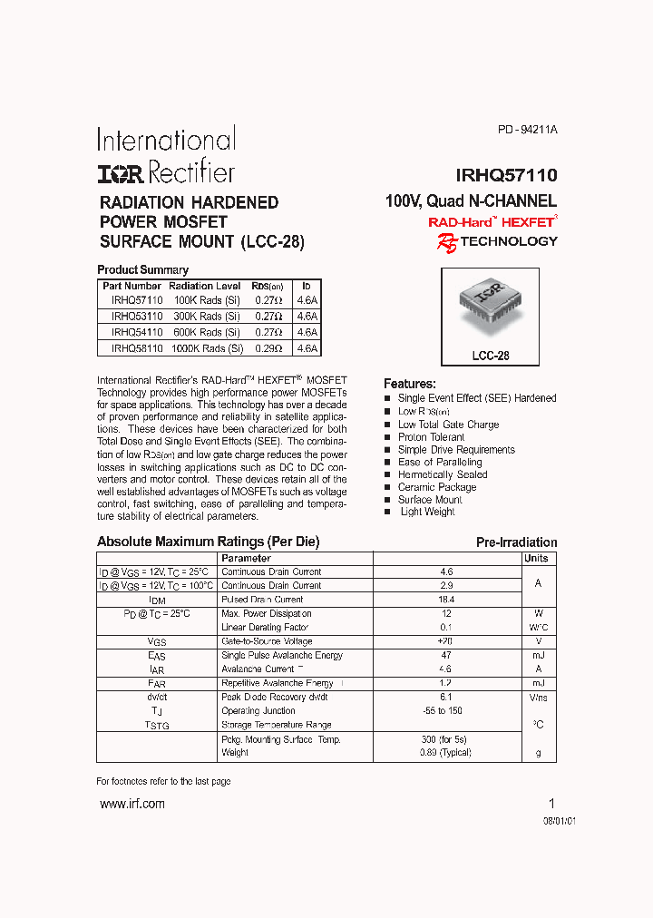 IRHQ58110N_9119913.PDF Datasheet