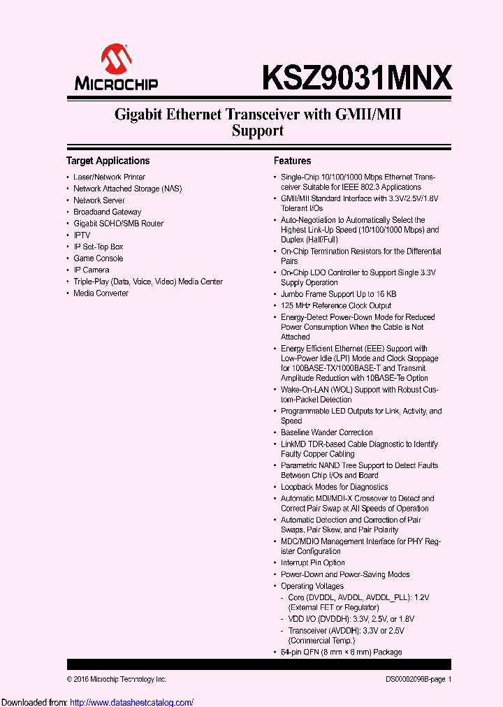 KSZ9031RNXCA-TR_9121096.PDF Datasheet