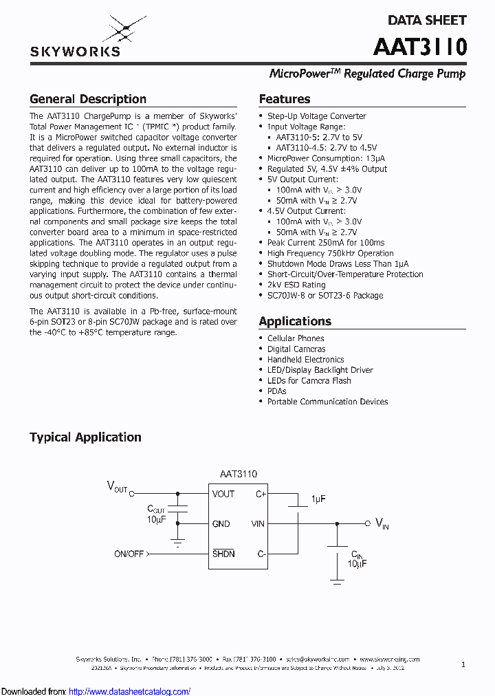 AAT3110IGU-50-T1_9122128.PDF Datasheet