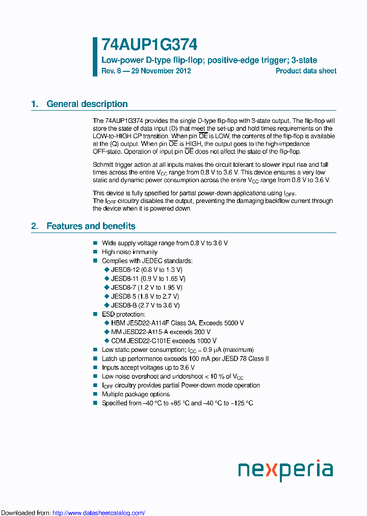 74AUP1G374GF_9123583.PDF Datasheet