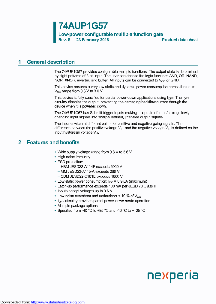 74AUP1G57GX_9123809.PDF Datasheet