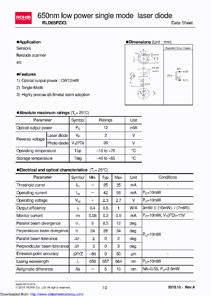 RLD65PZX3_9125609.PDF Datasheet