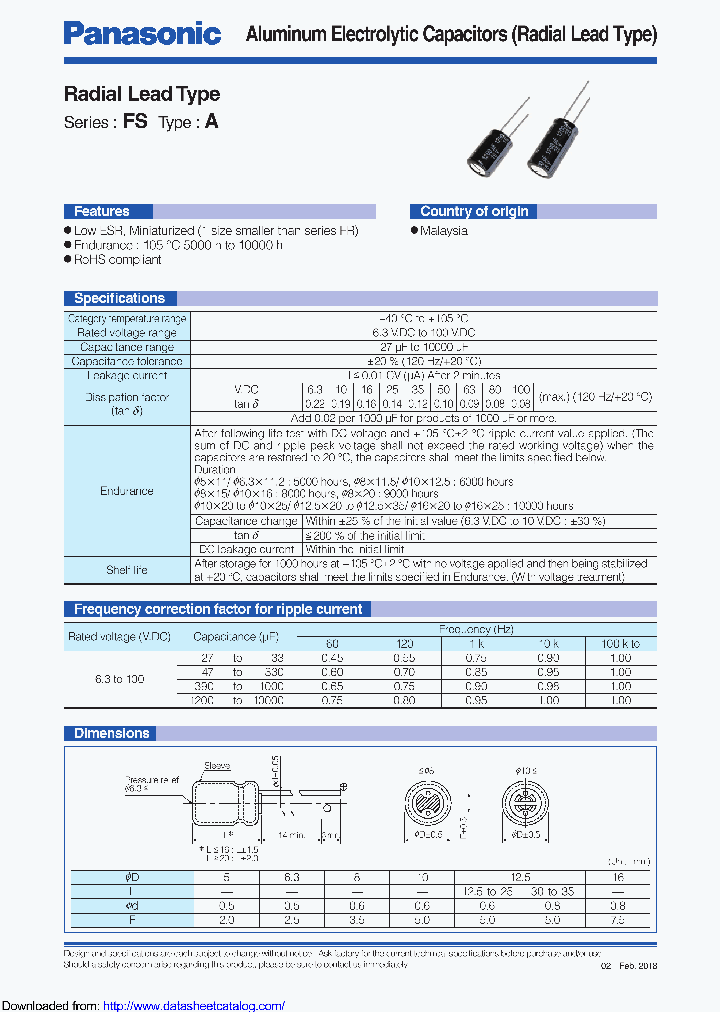 EEUFS0J152_9125746.PDF Datasheet