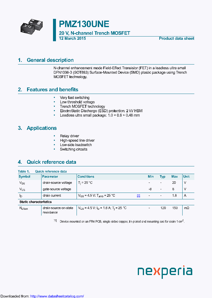 PMZ130UNE_9130487.PDF Datasheet