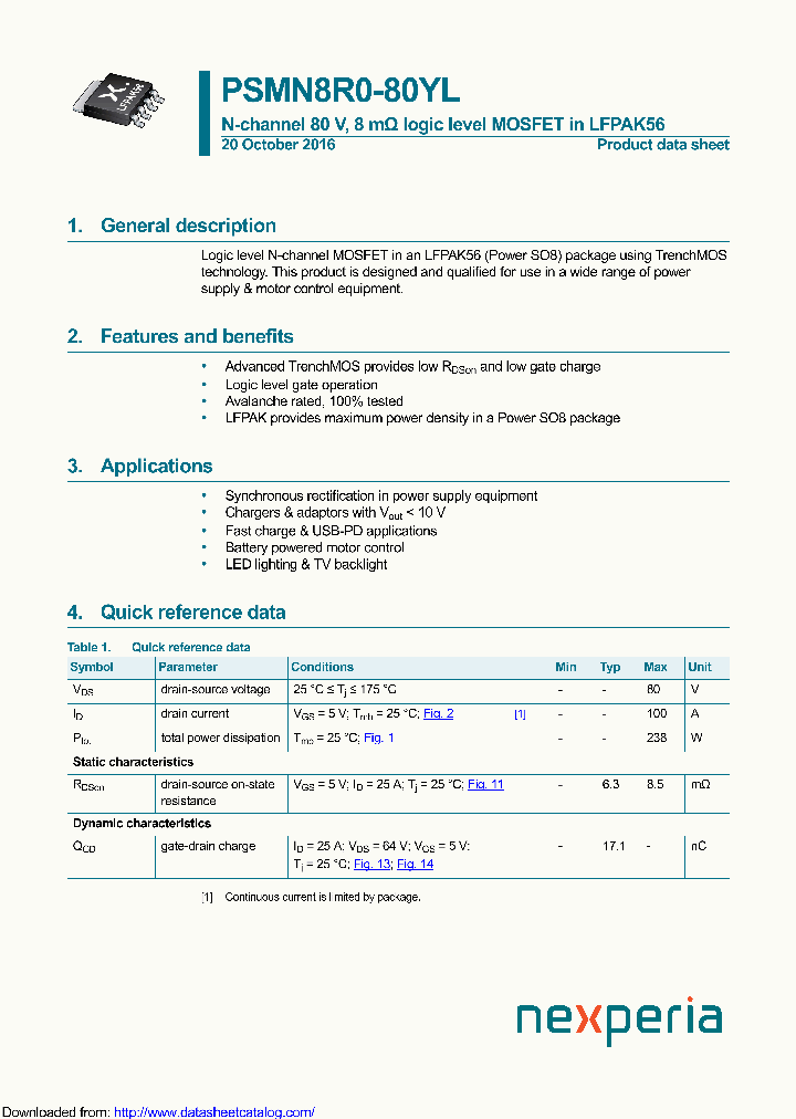 PSMN8R0-80YL_9137528.PDF Datasheet
