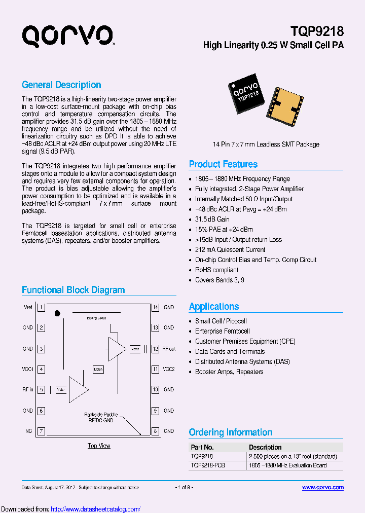 TQP9218_9139959.PDF Datasheet